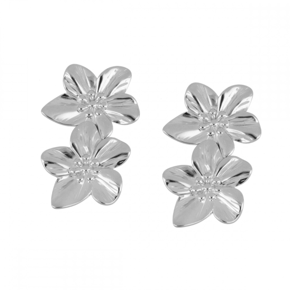 pendientes flores