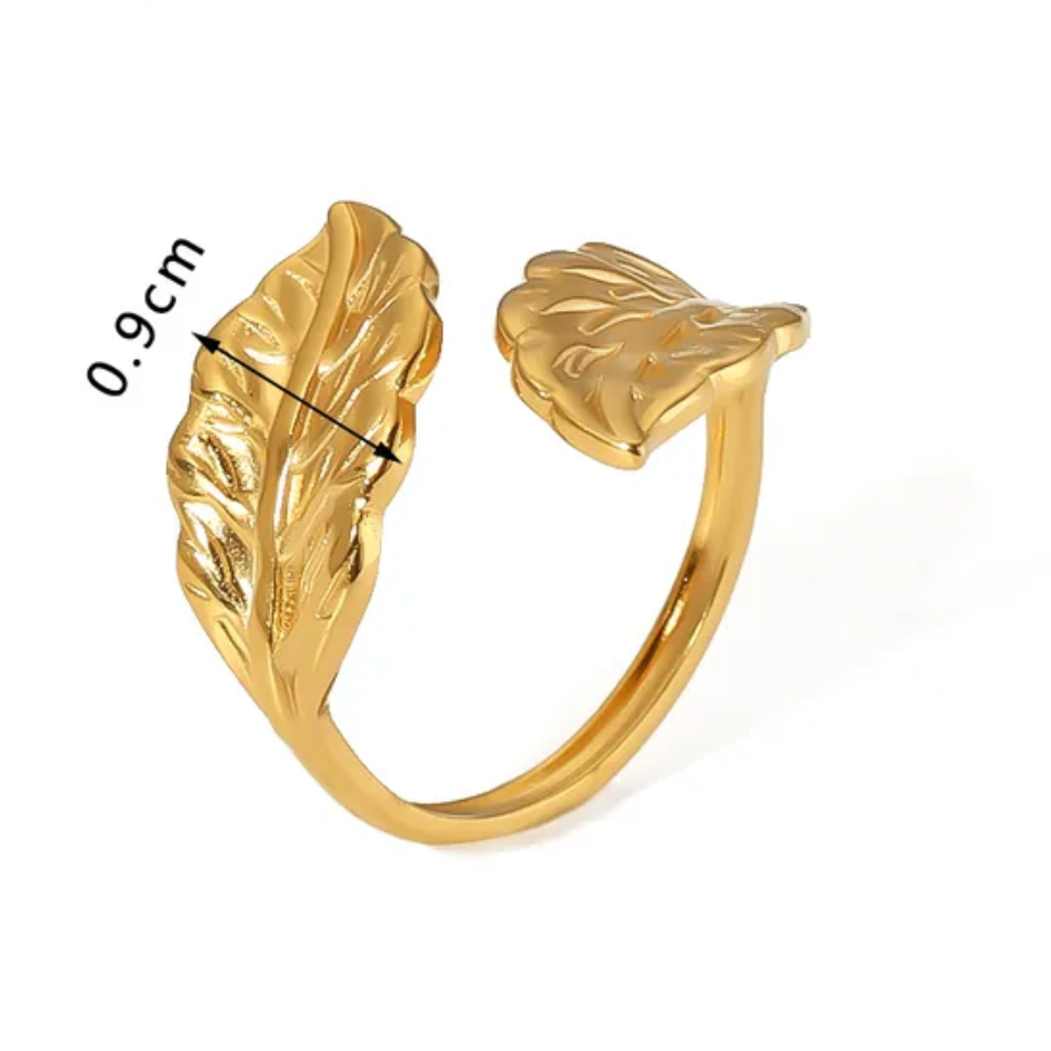 anillo hoja ajustable