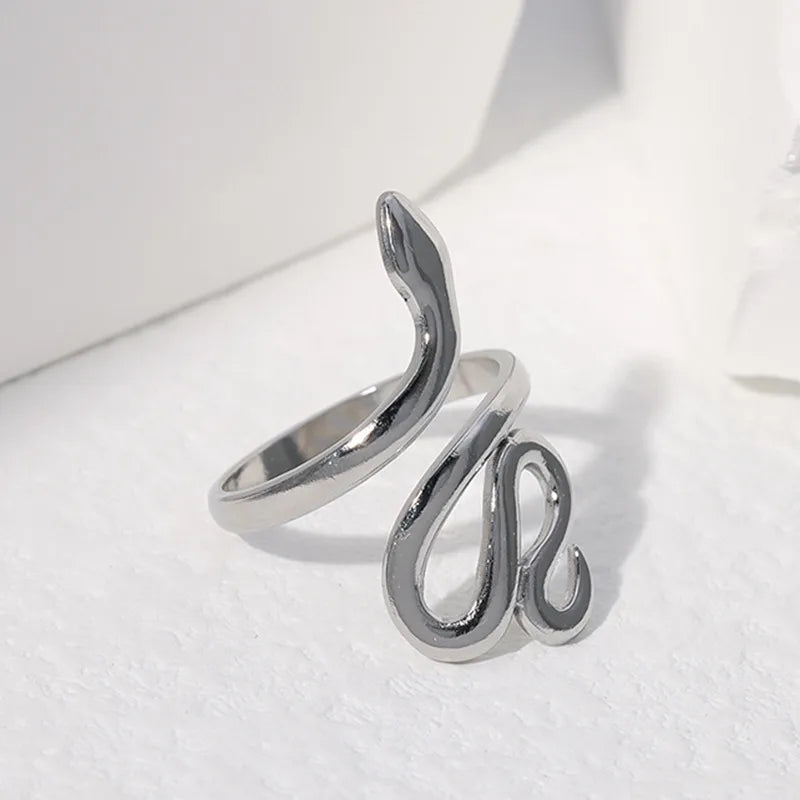 anillo acero inoxidable oro ajustable