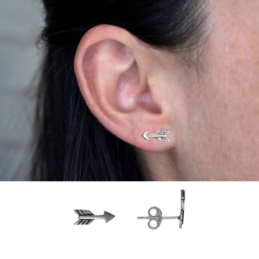 MPE018P0026A OREJA pendientes flecha