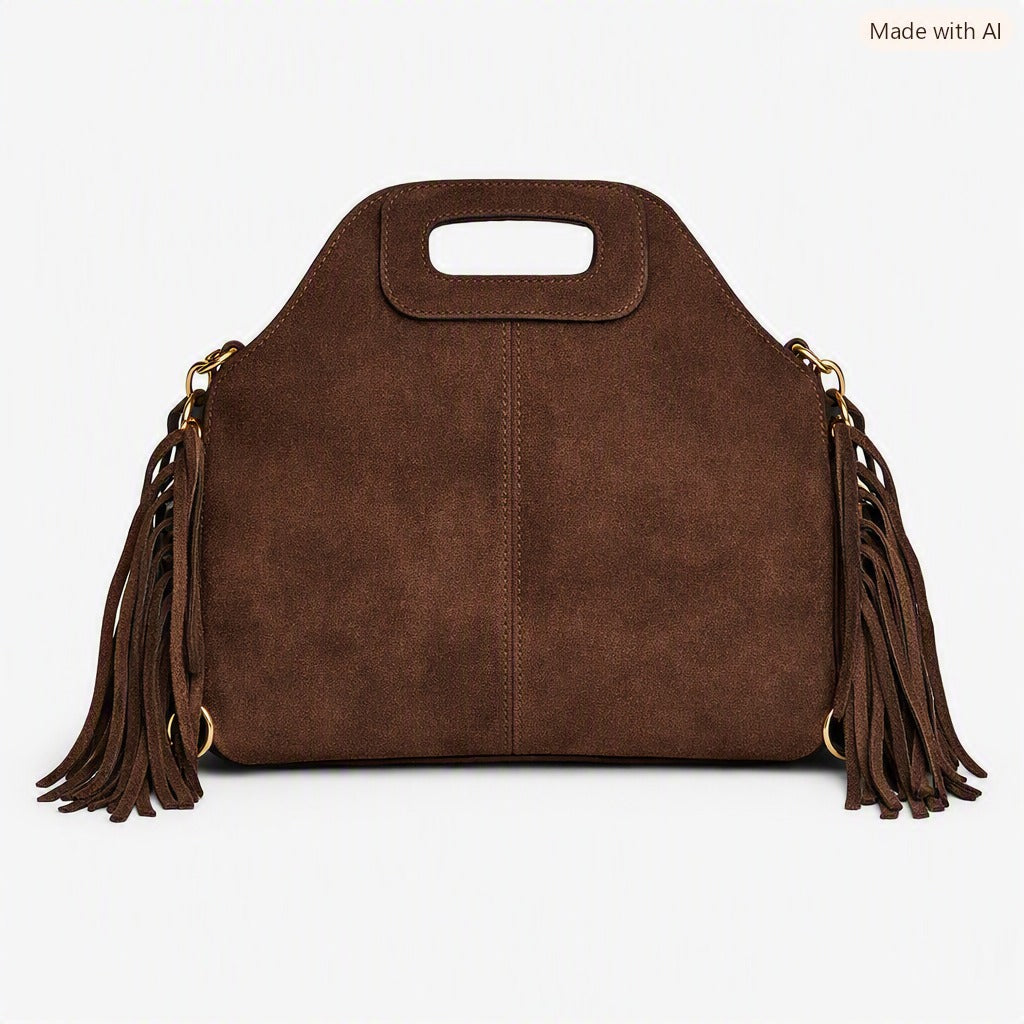 bolso flecos bandolera