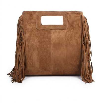 flecos marron bolso