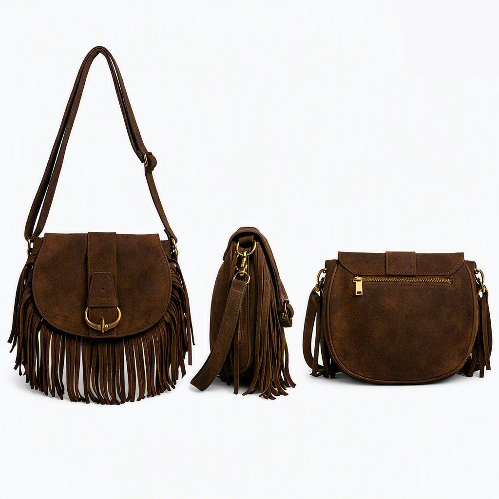 flecos antelina piel bolsos