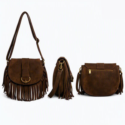 flecos antelina piel bolsos
