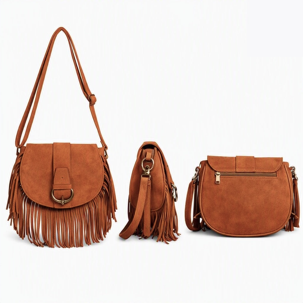 flecos antelina piel bolsos