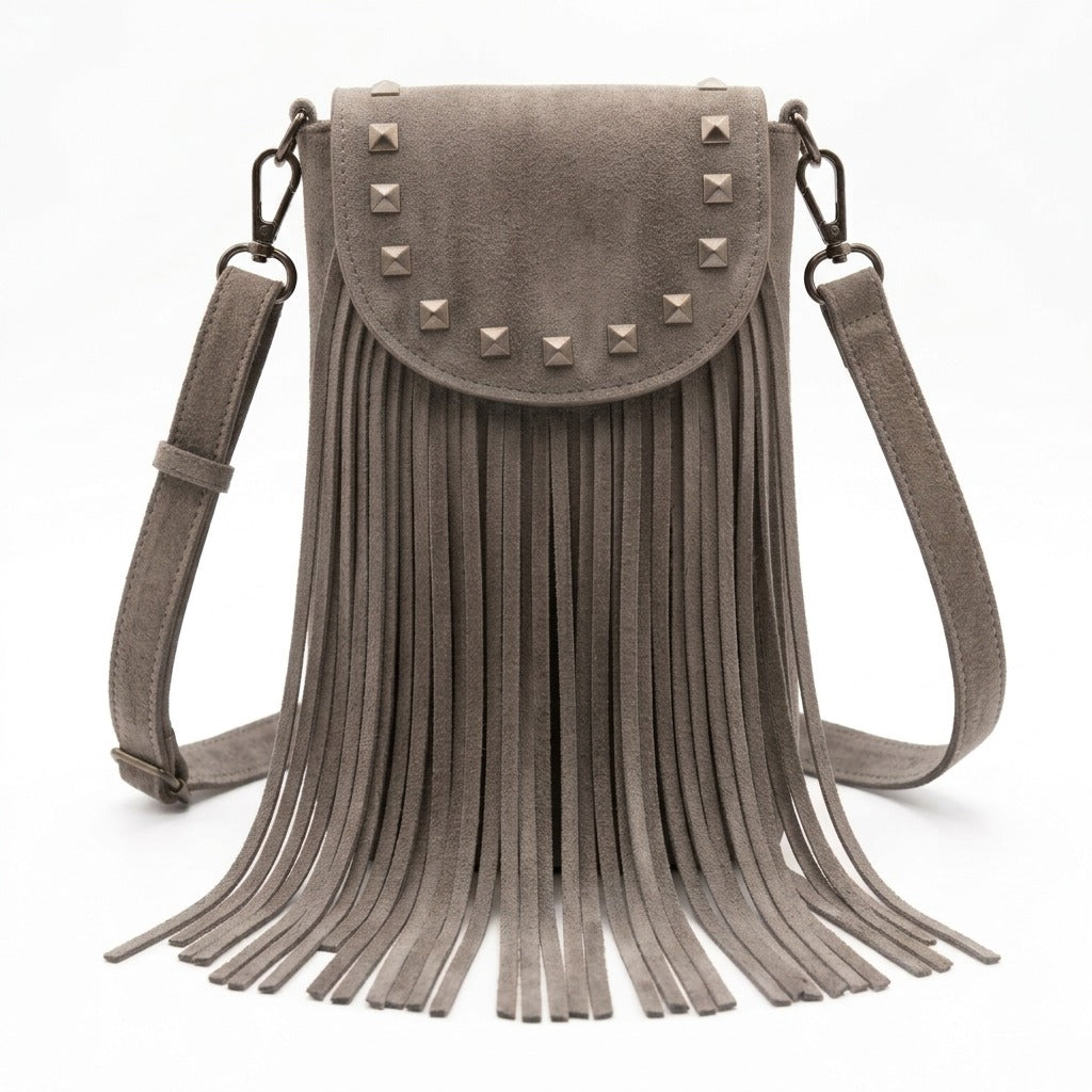 bolso pequeño de flecos