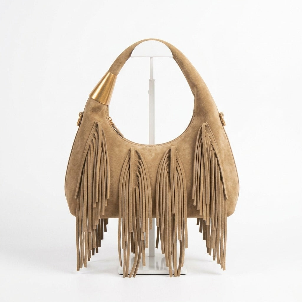 bolso de flecos pequeño 