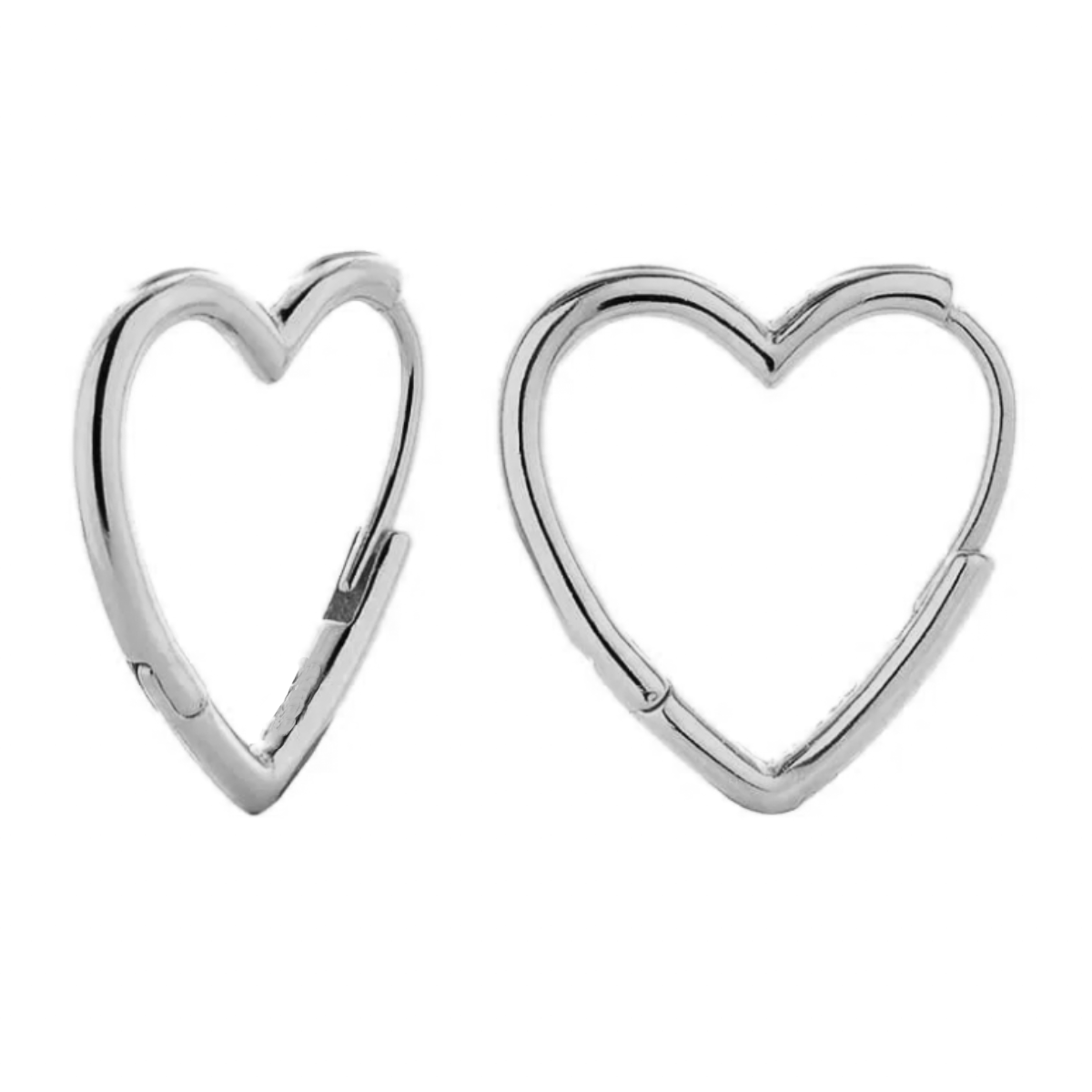 pendientes con forma de corazon