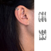 MPE000P0041A OREJA pendientes cartílago triple