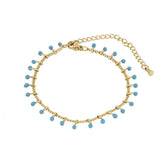 Pulsera Carolina Azul Oro