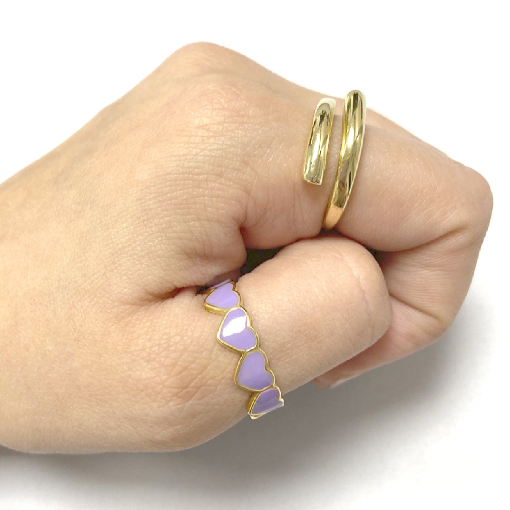 Anillo Roma Violeta Oro