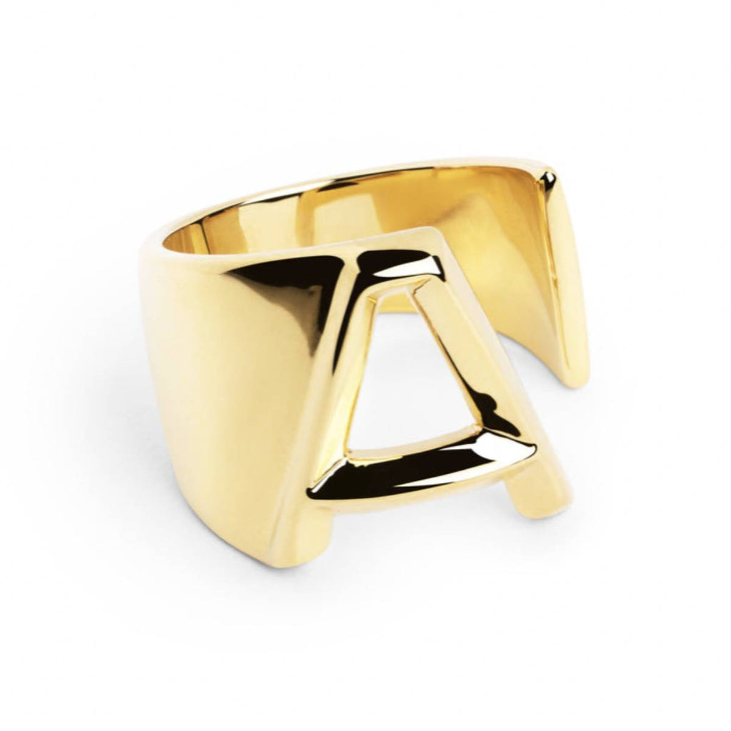 Anillo iniciales online oro